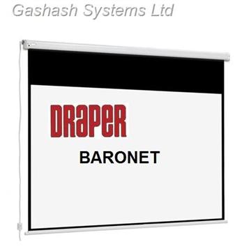 מסך הקרנה חשמלי  DRAPER BARONET 