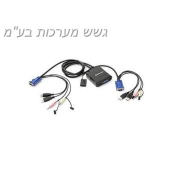 קופסת מיתוג 2 כניסות IOGEAR GCS72U USB